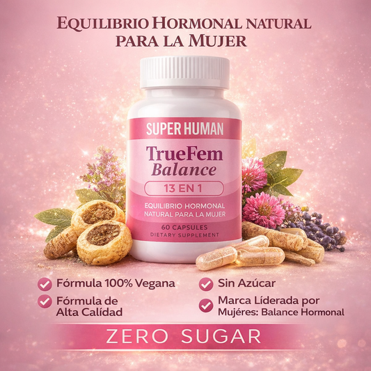 True Fem X 60 Capsulas   equilibrio hormonal natural para la mujer